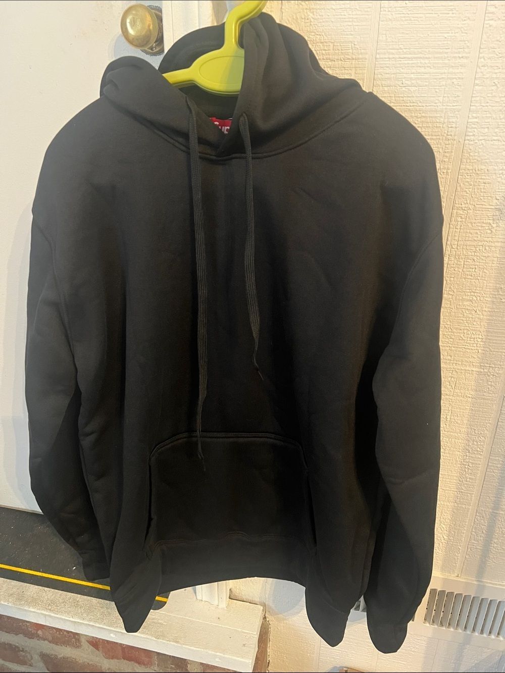Designer Like Black Pullover Hoodie with Kangaroo Pocket